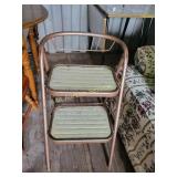 Folding step stool