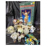 Fiber Optic Moose 19", Brinns Fury Ceramic Cat,