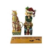 Jim Shore Santa Claus, Abraham figurines.