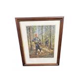 Framed and signed print ï¿½155th Pennsylvania