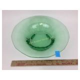 Uranium glass bowl