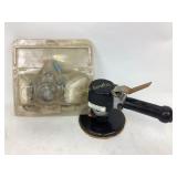 Power mate pneumatic sander. Respirator mask.