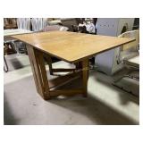 MCM Mid Century Modern gate leg wood table