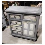 Bedroom cabinet, five drawers and cupboard,