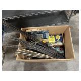 Railroad track.  HO Scale track. Power switched.