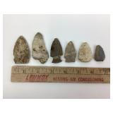 Native American arrowheads