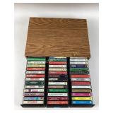 Cassette tapes. The carpenters, Christmas music,