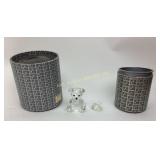 Swarovski, bear, miniature, swan