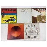 Vinyl albums - The Clash, Robin Trower, Led