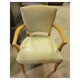 Leather chair 33 inches tall, needs cleaned