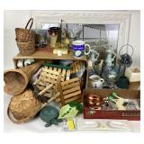 Jim Beam Decanters, Summer Rental Framed Picture,