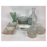 Uranium etched vase dirty. Manhattan Anchor