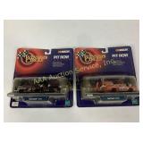 Winners circle dale Earnhardt and Tony Stewart,