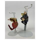 Department 56 tutti fruity ornaments. Grape and