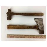 True Temper hatchet. Ball hammer.