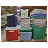 Coleman cooler 28 quart. Rubbermaid cooler 48