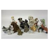 Spaghetti poodle. Porcelain figurines.