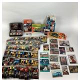 NASCAR playing cards, mini puzzle, trading cards