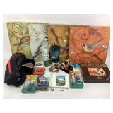 Four canvas prints depicting birds, good