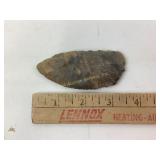 Native American stone knife Lauderdale County