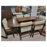 Wood dining table 36 x 29 x 42 ( without leaves),