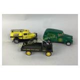 Diecast bank, John Deere parts express truck,