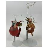 Department 56 tutti fruity ornaments. Pineapple