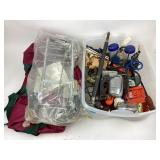 Craftsman scroll saw untested. Stake. Screws,