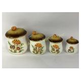 Sears Roebuck Japan mushroom Canister set,