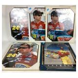 Framed posters: Jeff Gordon and Ernie Irvan