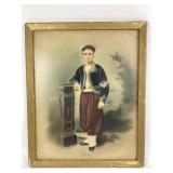 Zouave uniform framed Print