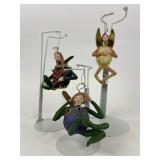 Department 56 tutti fruity ornaments. Lemon,