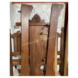 Wood Full Size Head Board, Foot Board and Side