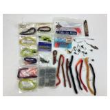 Fishing lures. Bass stoppers weights 4 inch twirl