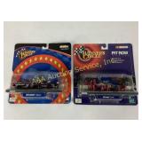 Winnerï¿½s circle pit row. Jeff Gordon, Dale