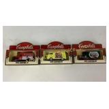 Campbells  diecast 100th anniversary  cars.