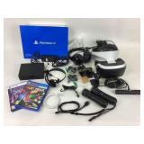 PS4 VR headset and accessories untested,