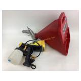 Mud Boss spreader, Wagner Opti-Stain Sprayer