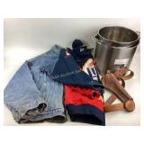 21.5 qt. Stainless steel canner, leather Holster,