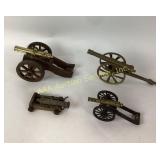 Set of 4 cannons