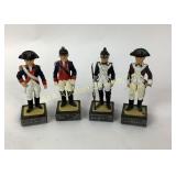 Cast iron USA infantry soldiers - set of 4