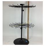 Metal spinning display rack