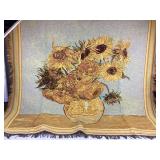 Vincent van Gogh sunflowers tapestry.
