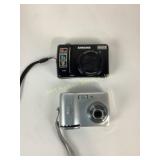Samsung S85 digital camera, Nikon CoolPix L3,