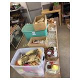 Crafting Supplies, Glassware, and Seasonal Decor L