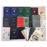 Railroad rule books and other books