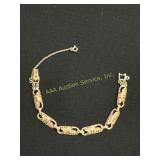 Sterling and Marcasite Bracelet with Extender Chan