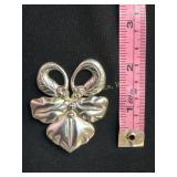 Victoria Taxco Mexican 980 Silver Leaf Brooch 22.3