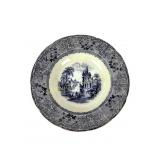 19th Century flow mulberry transferware soup