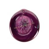 Blenko amethyst thistle glass sun catchers